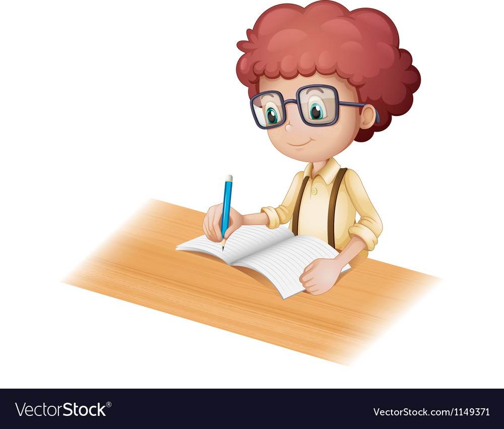 Writing Cartoon Image : Student Writing Clipart Free Clipart Images ...