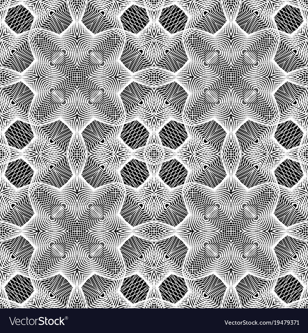Design seamless monochrome grid pattern