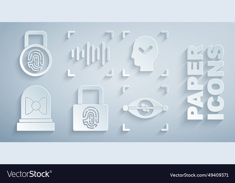Set fingerprint with lock face recognition motion