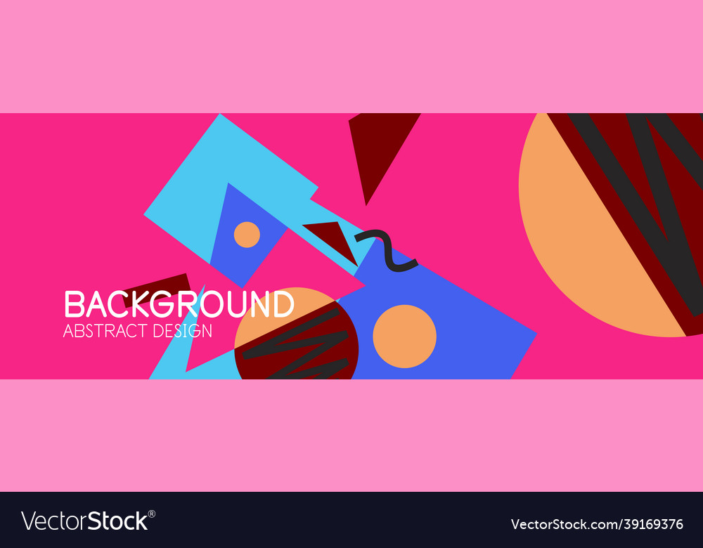Abstract background blocks lines triangles