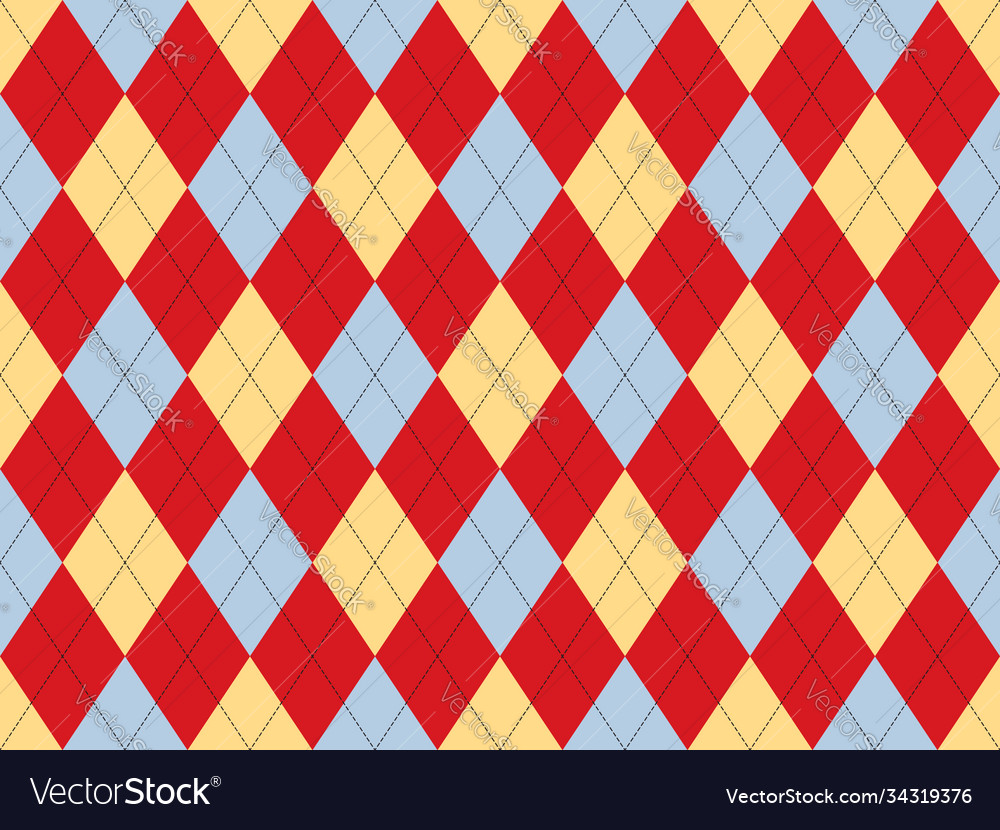 Argyle pattern seamless fabric texture background