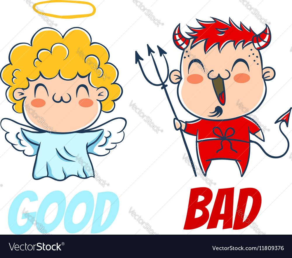 Good Vs Bad Cartoon