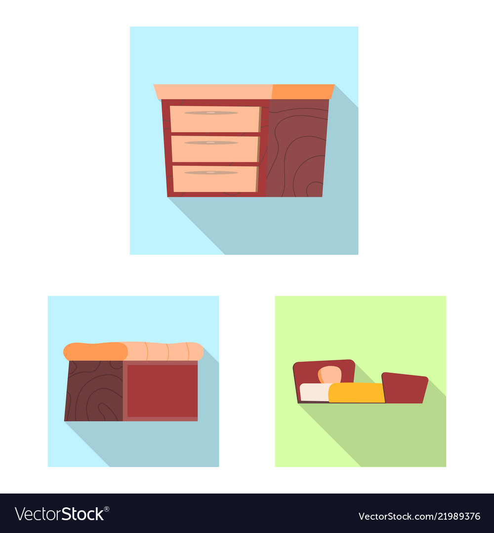 Design of furniture and apartment icon vector image Design of furniture and apartment icon