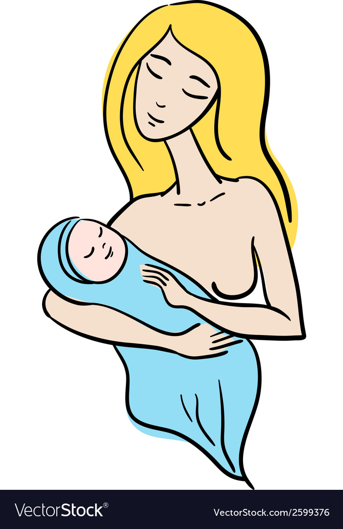 Mother love Royalty Free Vector Image - VectorStock