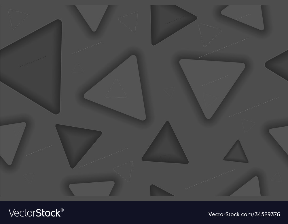 Seamless geometric pattern with triangles vector image Seamless geometric pattern with triangles