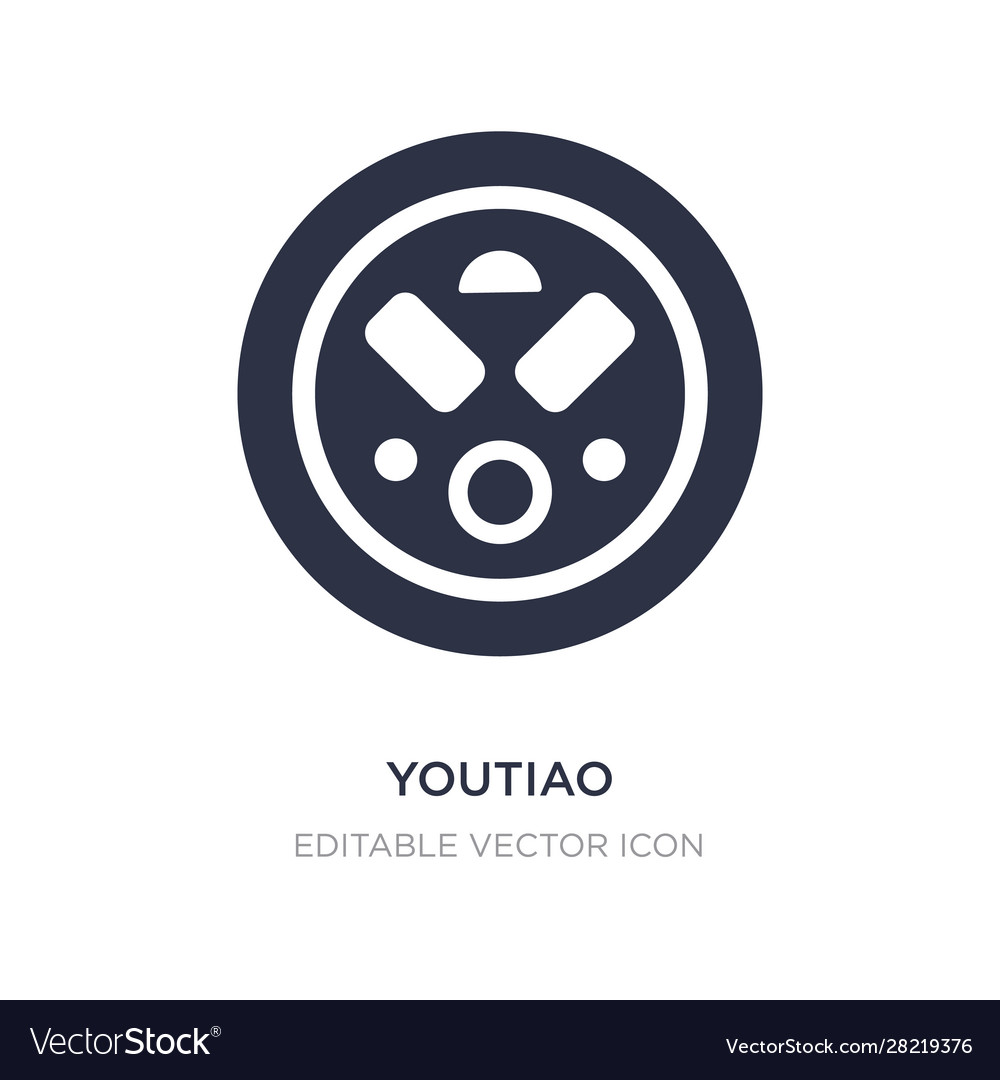 Youtiao icon on white background simple element