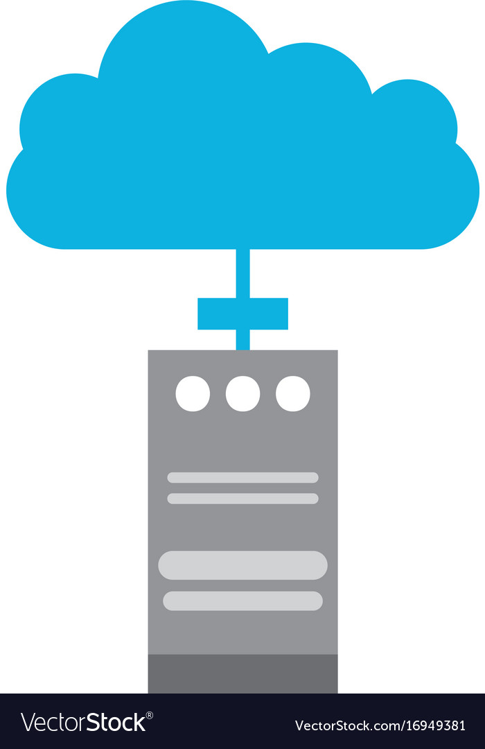 Computer tower with cloud computing