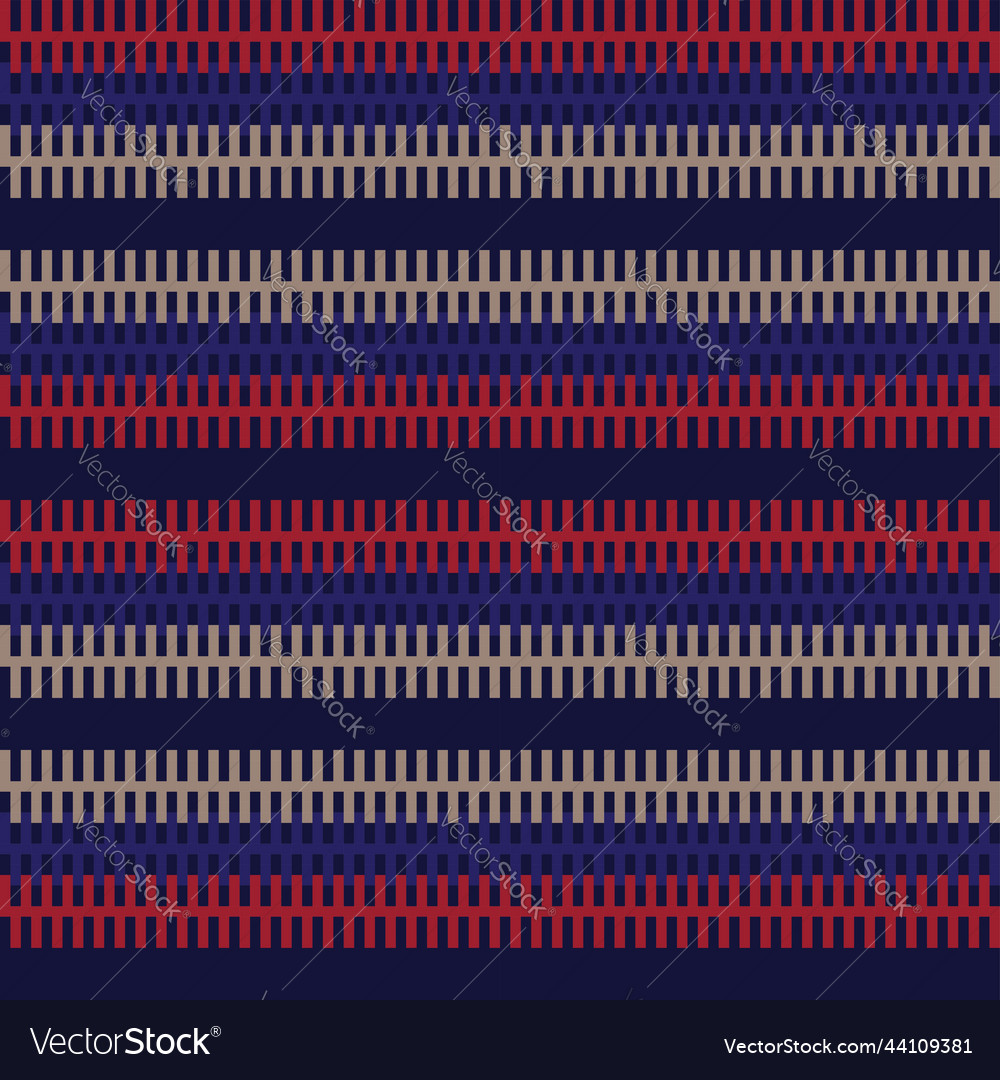 Gradient fair isle seamless pattern design vector image Gradient fair isle seamless pattern design