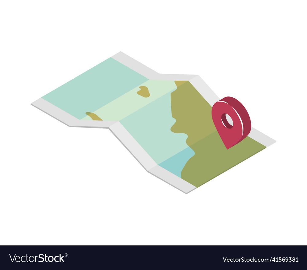 Map navigation with pin
