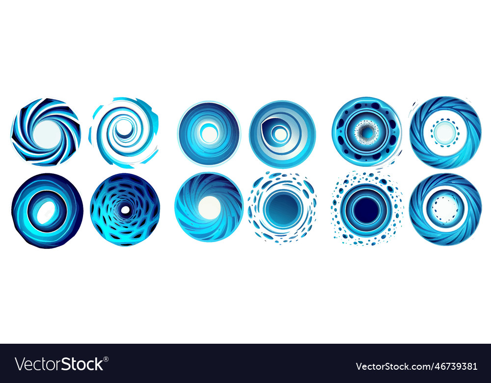 Set of portal ui game level up vector image Set of portal ui game level up