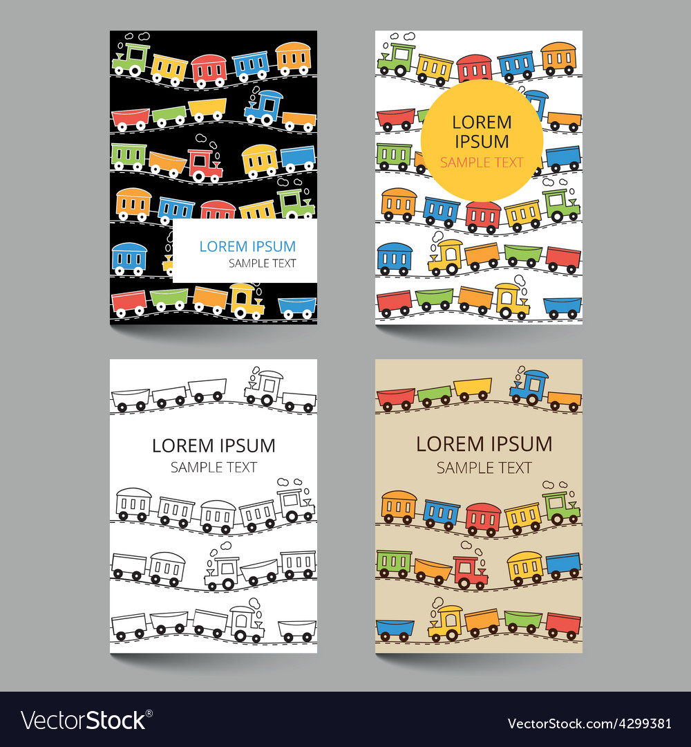 Train and Rails Pattern
