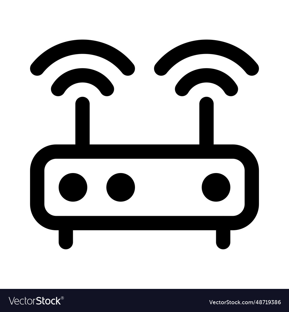 Double antenna internet router for better range