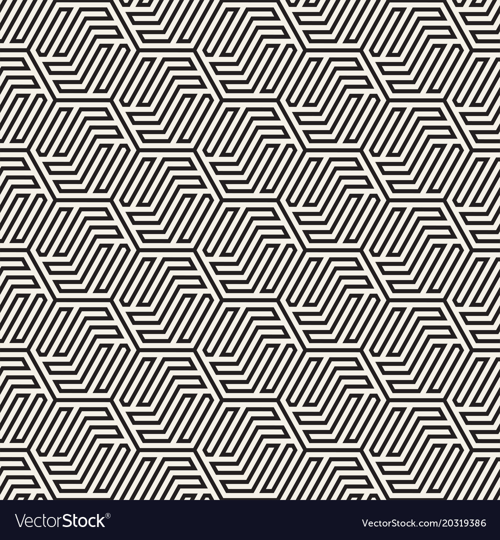Modern Hexagonal Geometric Pattern