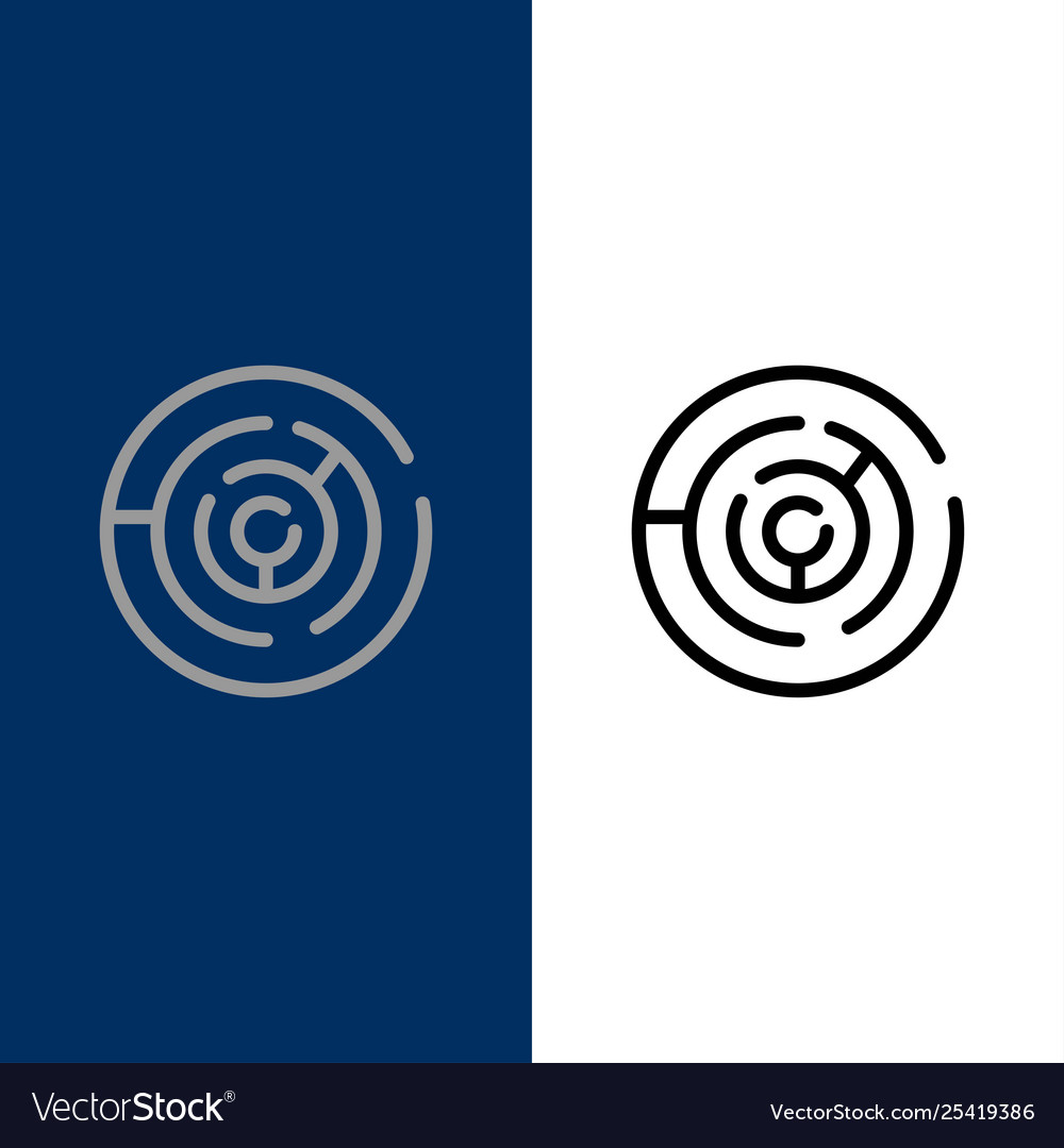 Puzzle arrow strategy target point icons flat vector image Puzzle arrow strategy target point icons flat
