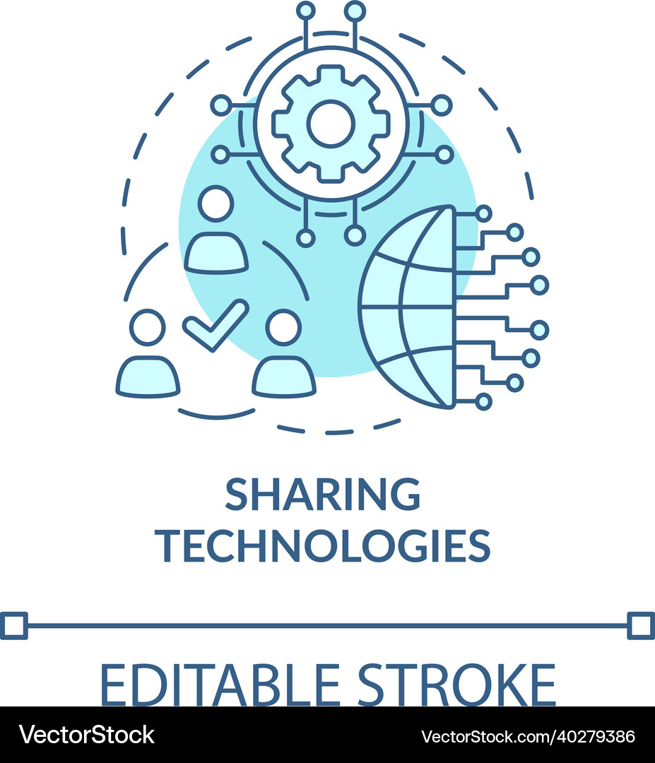 Transferring technologies concept icon Royalty Free Vector