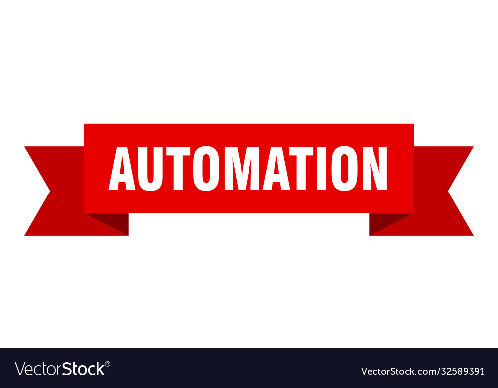 Automation ribbon paper band banner