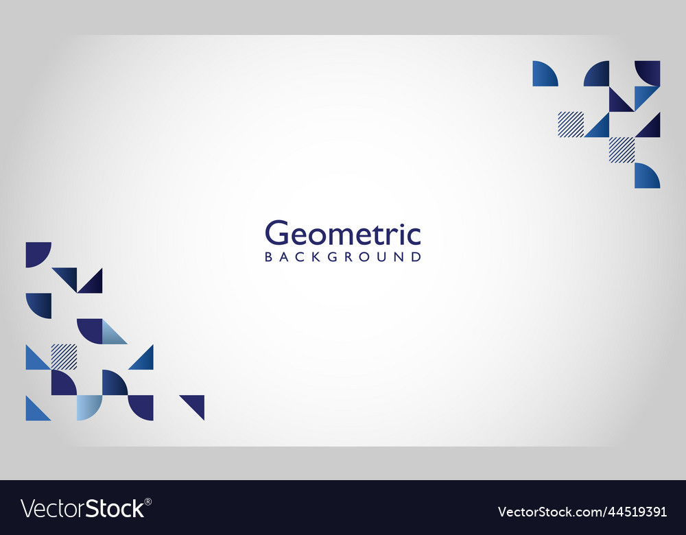 Geometric abstract shapes gradient background