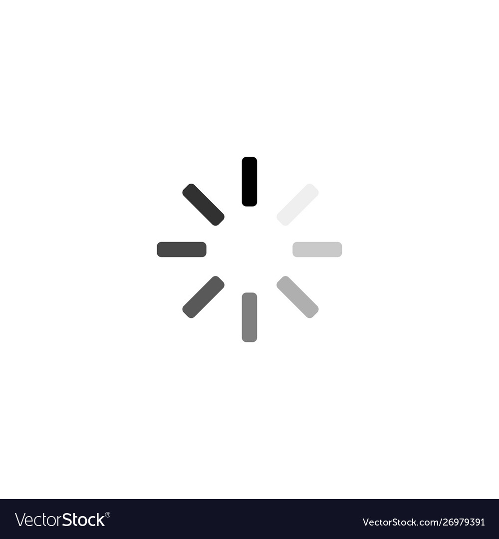 Loading icon load white background vector image Loading icon load white background
