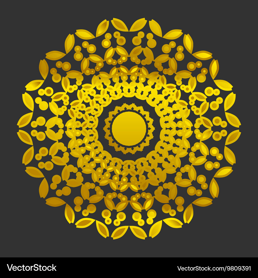 Mandala Ethnic decorative elements Royalty Free Vector Image