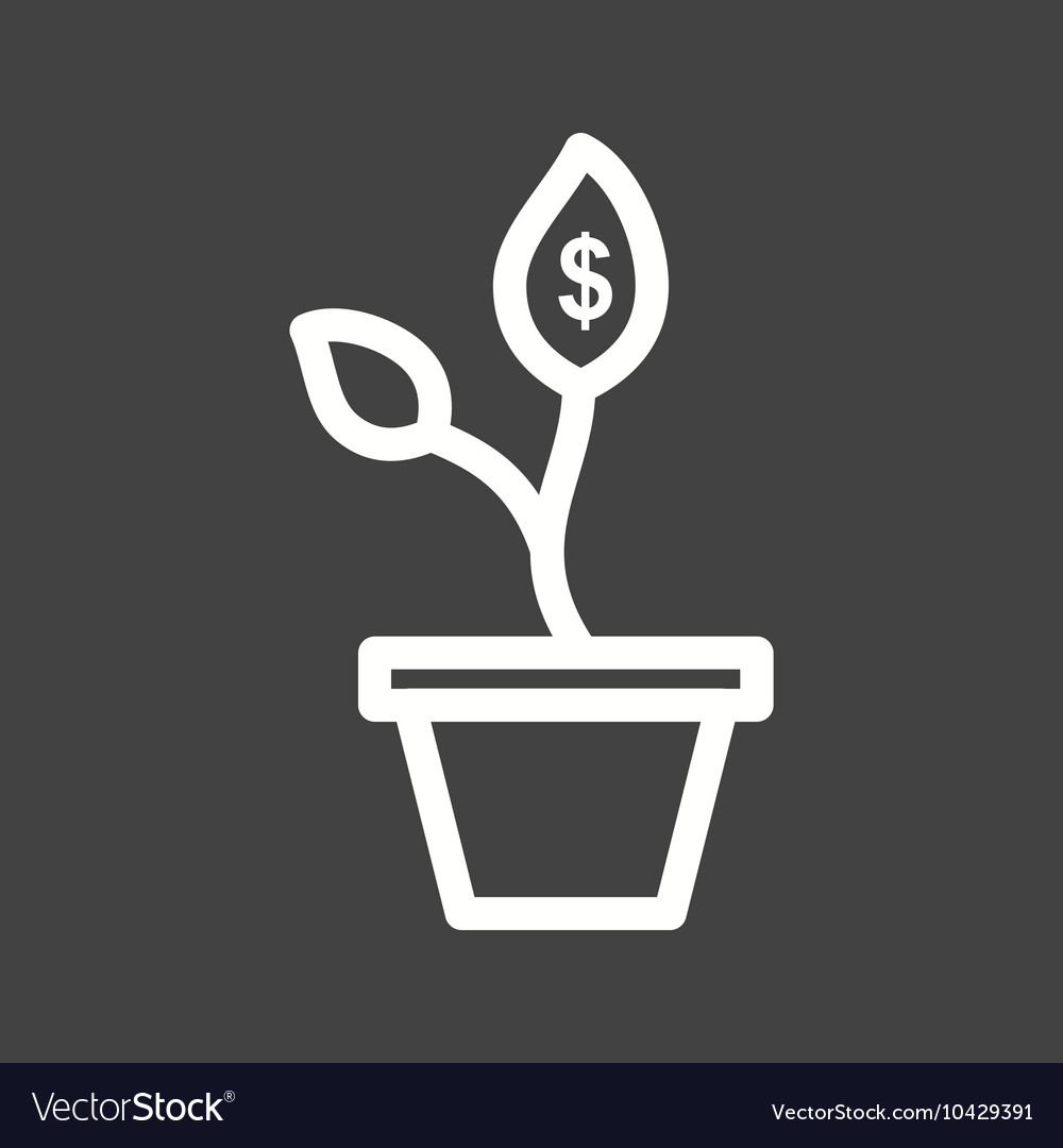 Money growth Royalty Free Vector Image - VectorStock