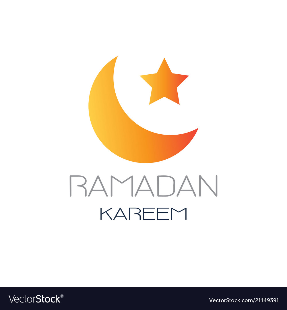 Ramadan kareem muslim religion holy month flat Vector Image Ramadan kareem muslim religion holy month flat vector image on... 