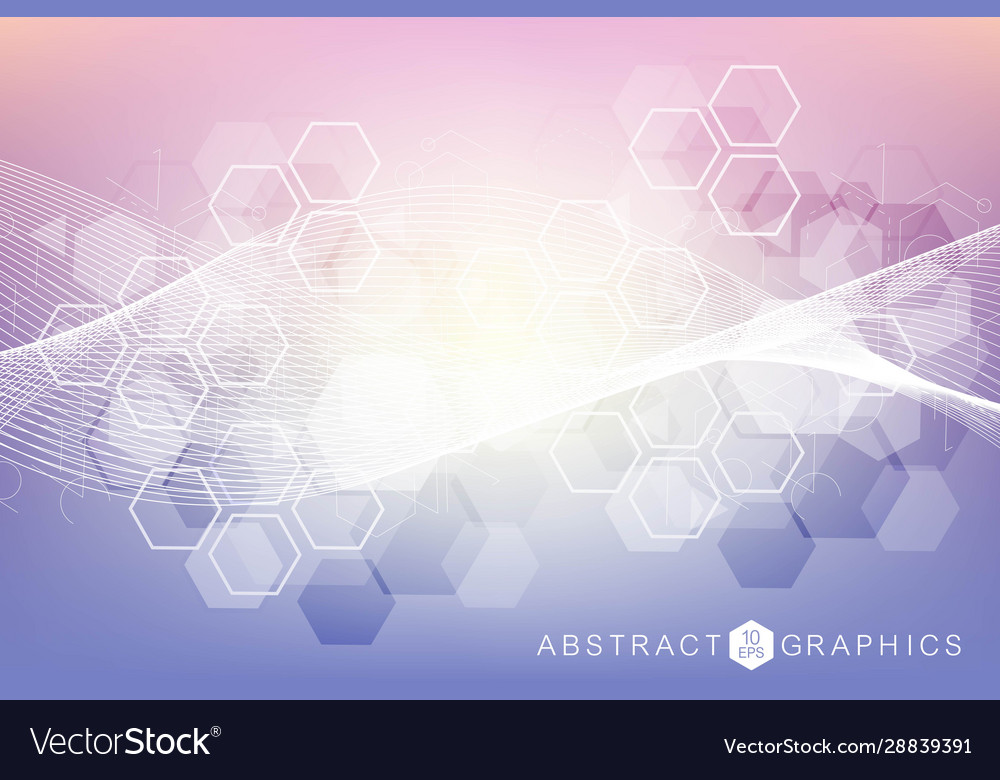 Science network pattern connecting lines and dots Vector Image Science network pattern connecting lines and dots
