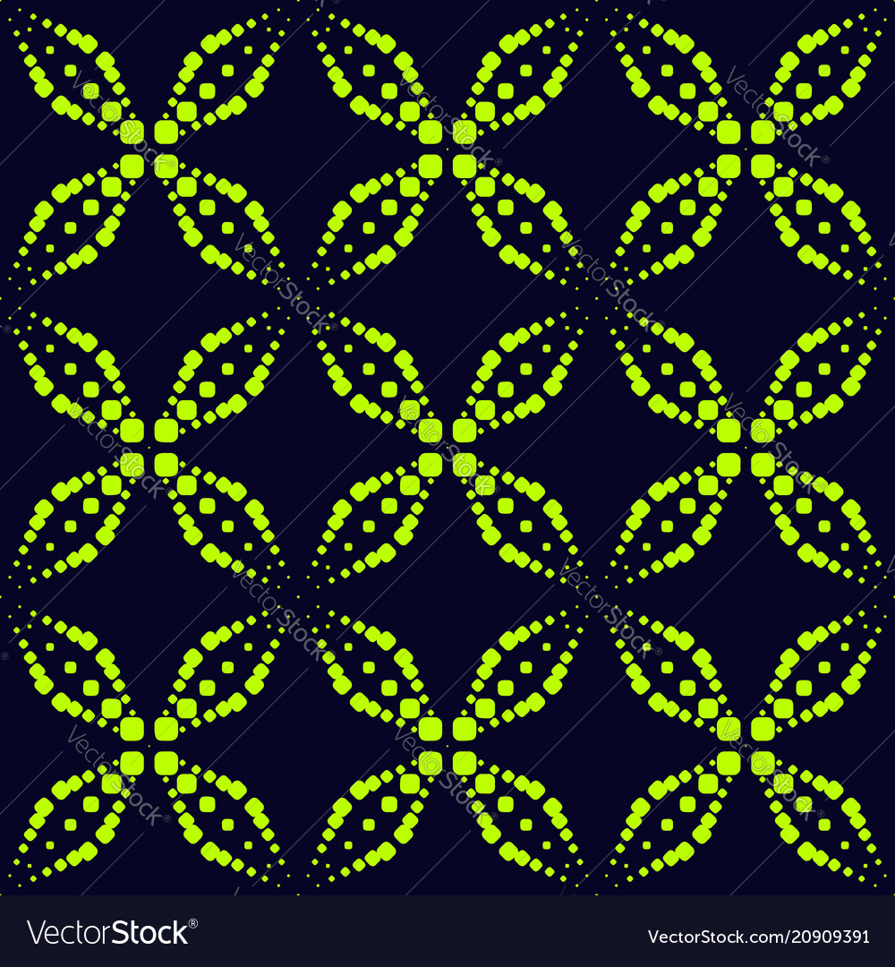 Seamless pattern with neon dots sparkles crosses vector image Seamless pattern with neon dots sparkles crosses