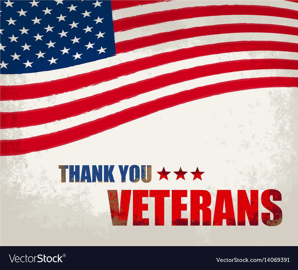 Veterans day in the us Royalty Free Vector Image