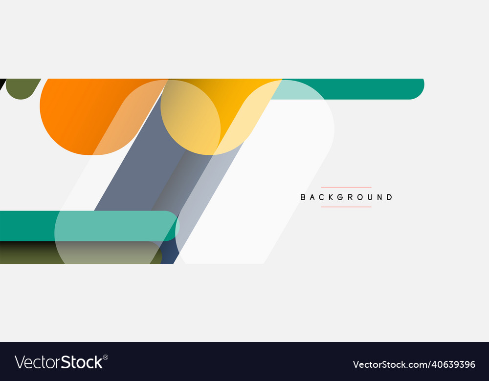 Abstract background round shapes lines