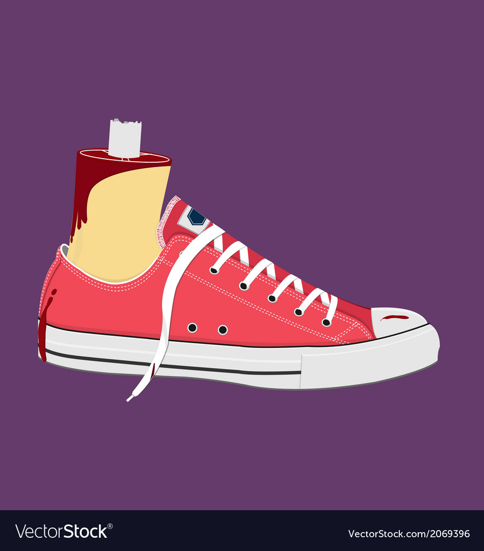 sneaker human blood