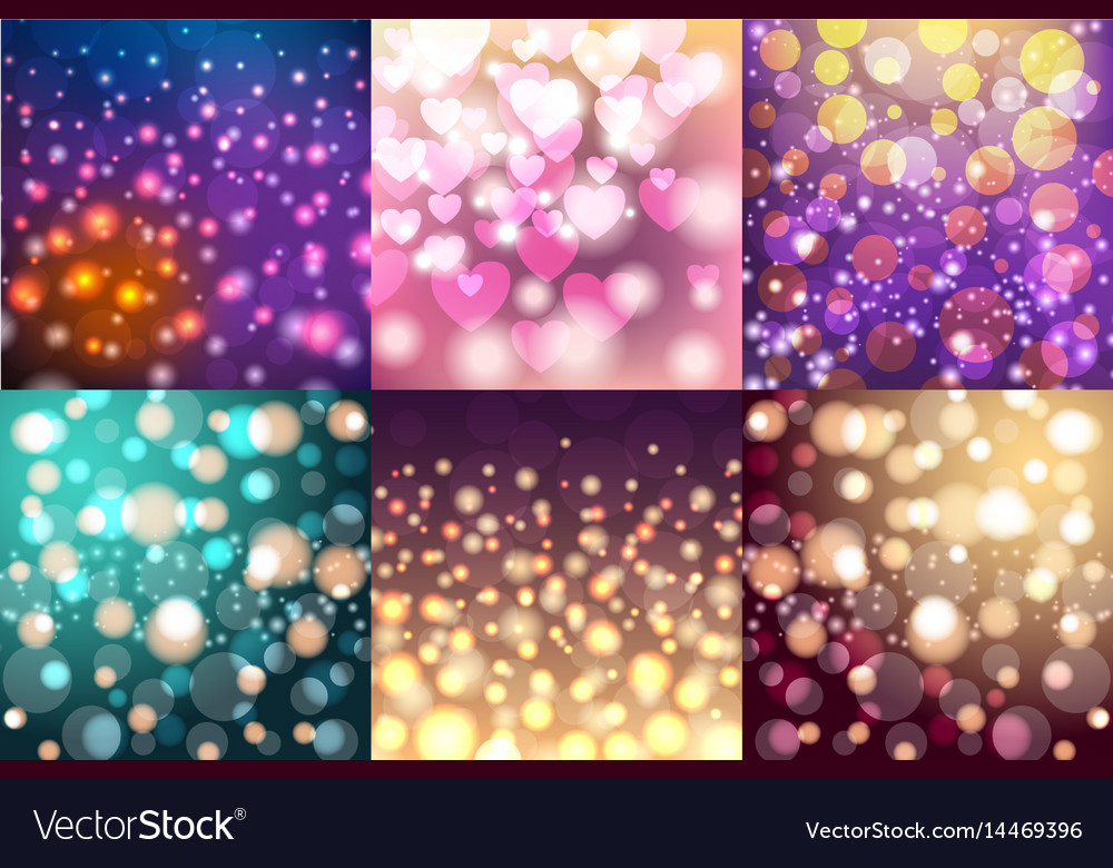 Creative bokeh universal texture abstract colorful