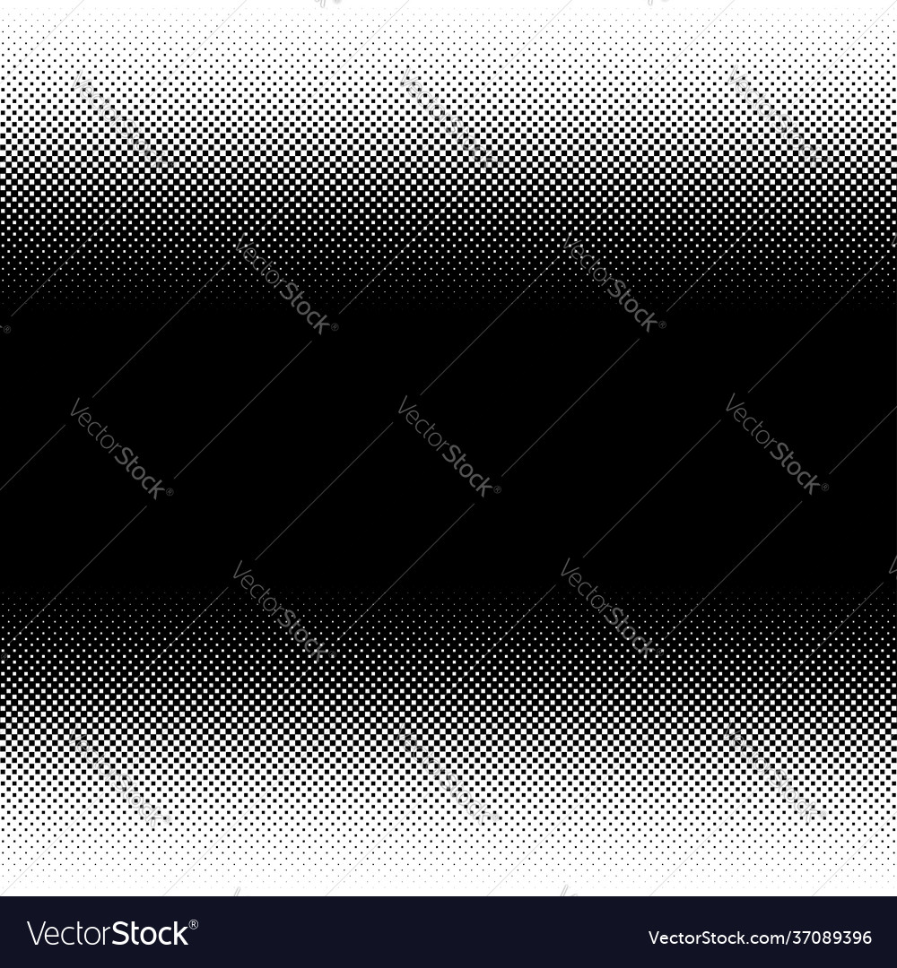 Linear square halftone screentone element squares vector image Linear square halftone screentone element squares