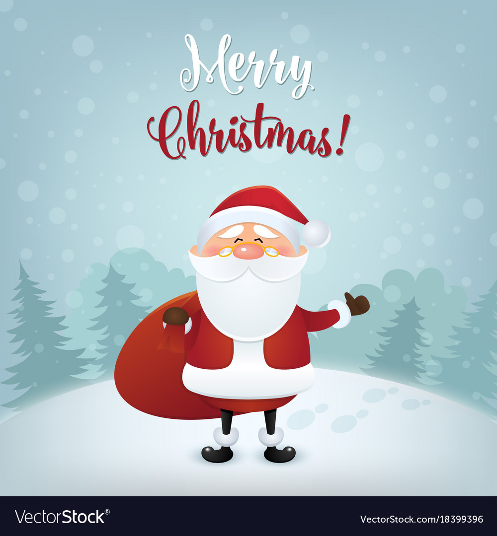 Merry christmas greeting card and new Royalty Free Vector