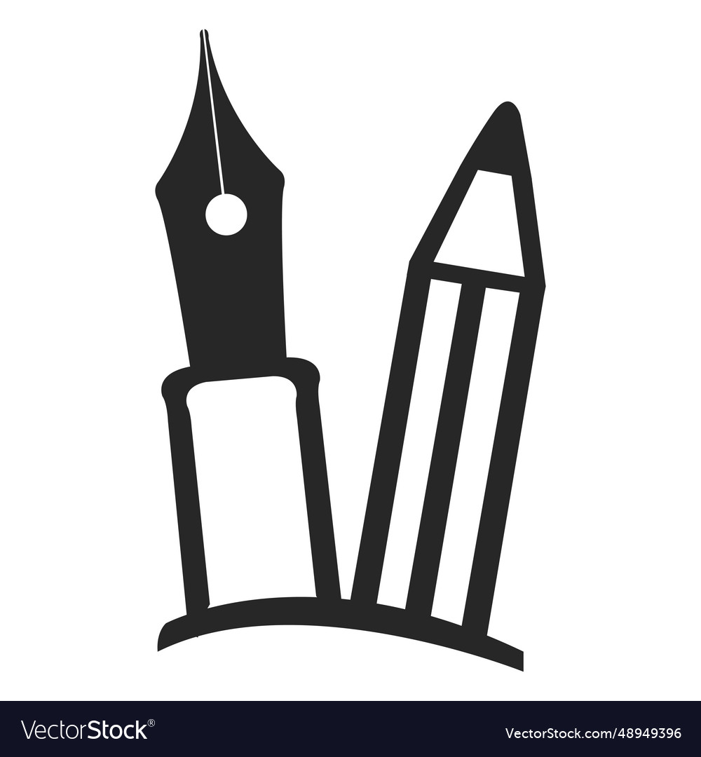 Pen pencil icon Royalty Free Vector Image - VectorStock