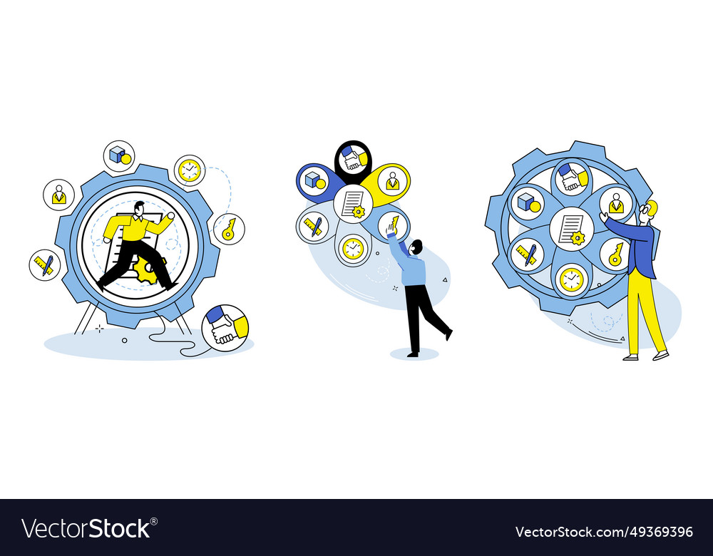 Predictive analytics vector image Predictive analytics