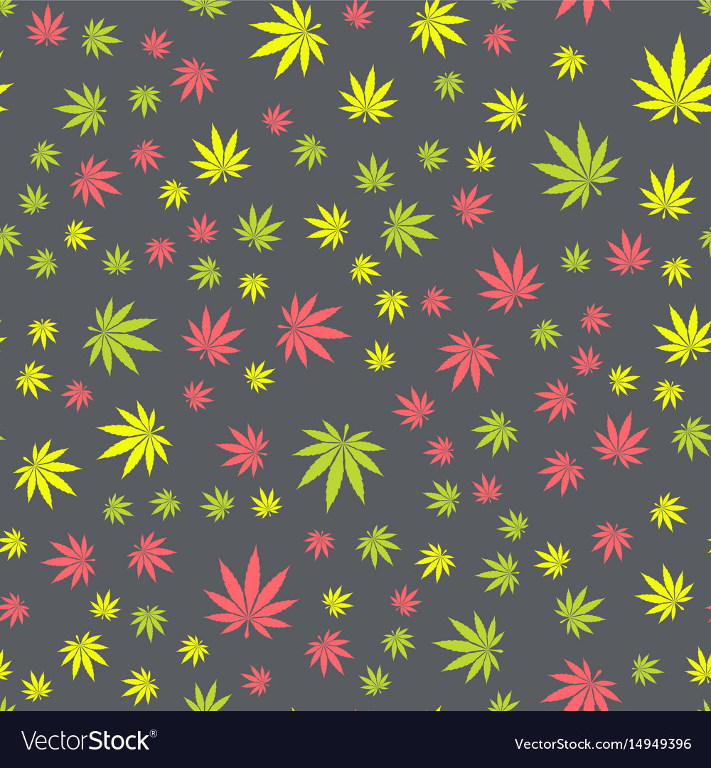 Seamless texture marijuana two