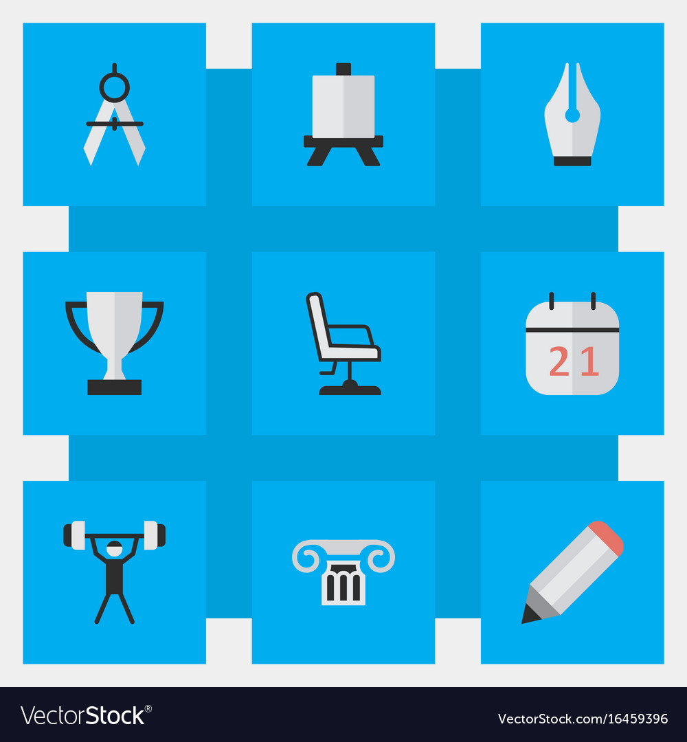 Set of simple knowledge icons