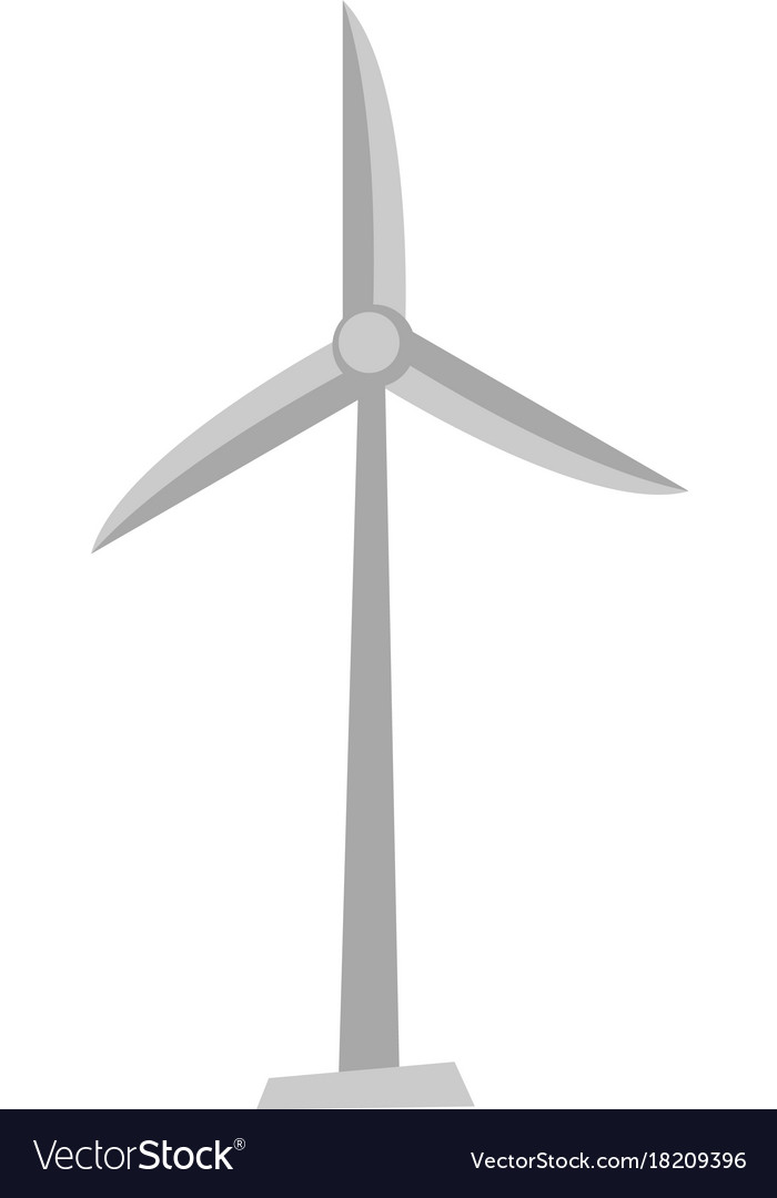 cartoon windmill vector