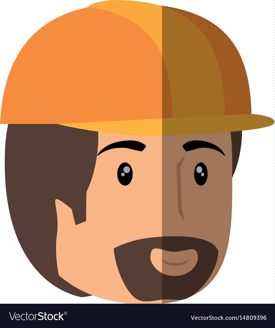 Worker man cartoon