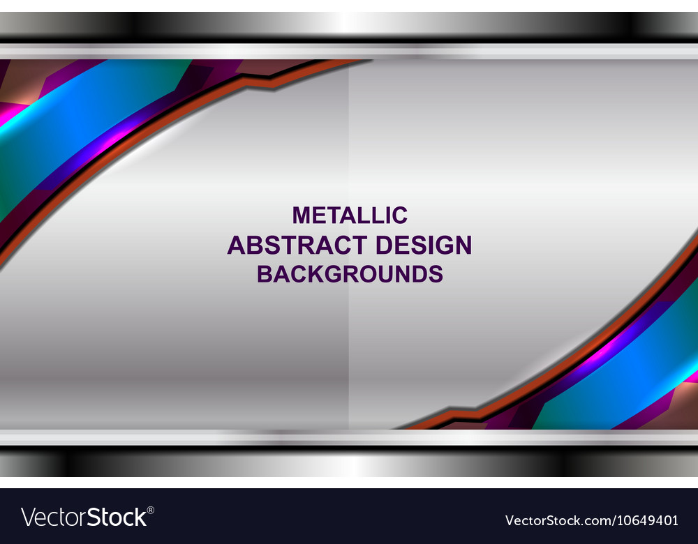 Dynamic Metallic Abstract Background