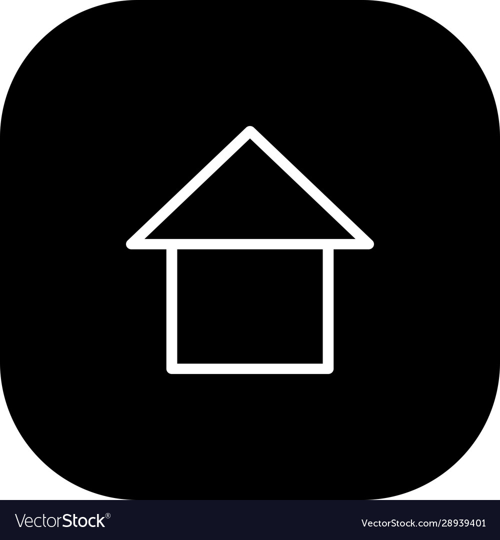 Home icon with white background