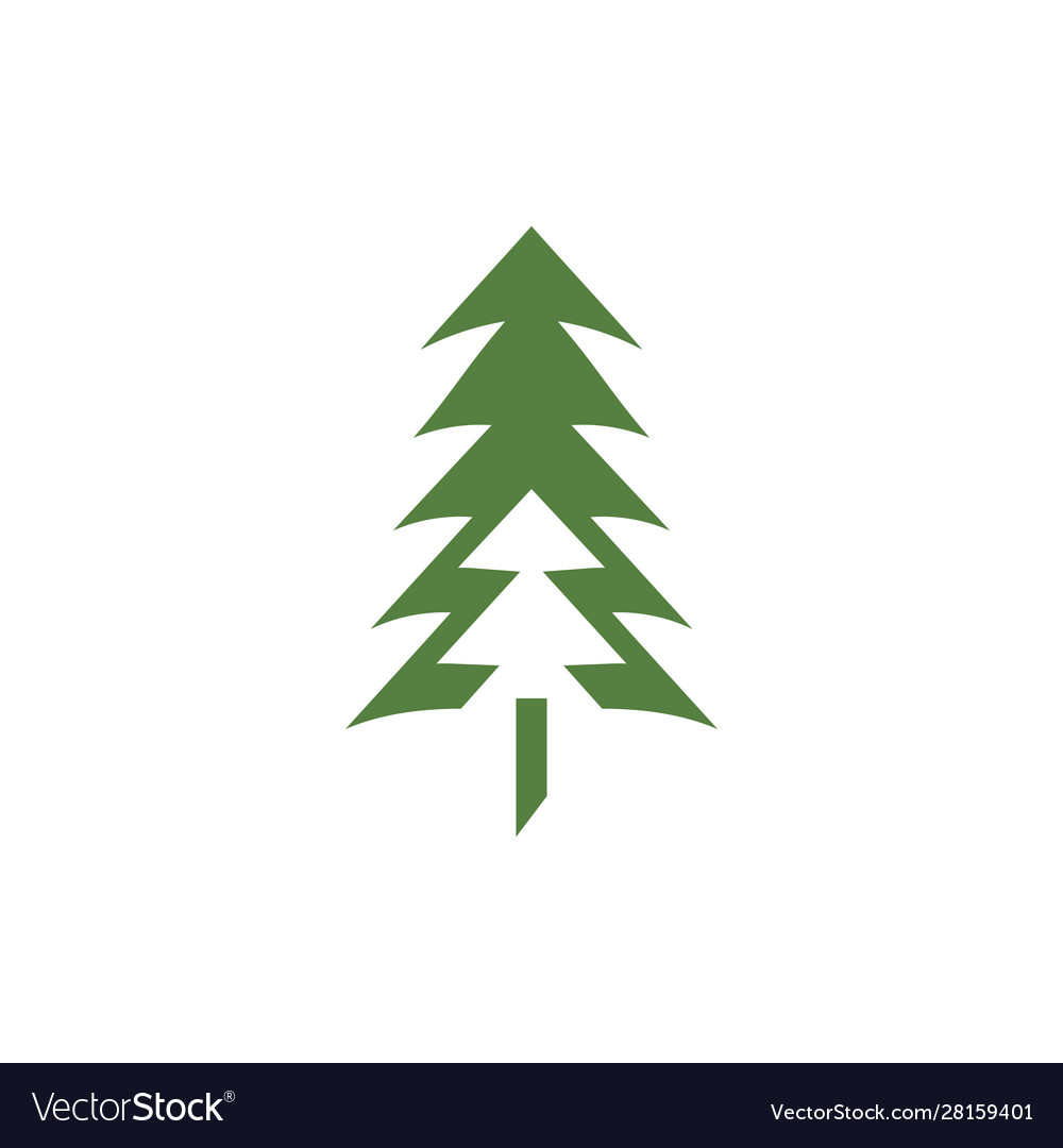 Pine Tree Icon Template