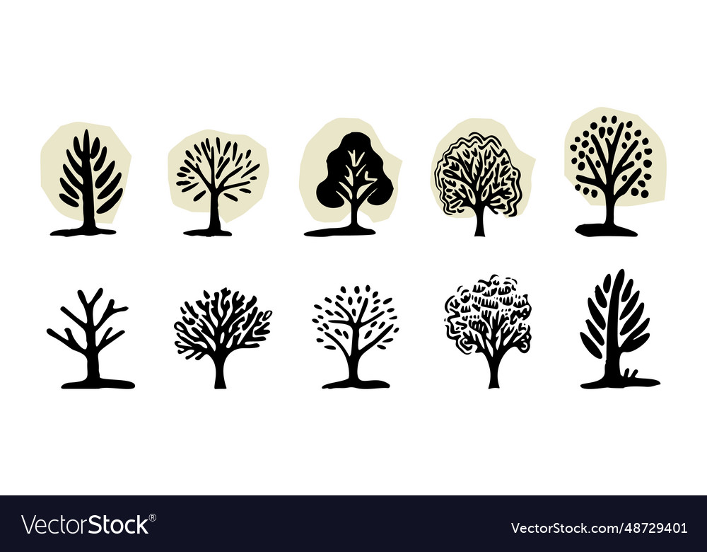 Quirky forest tree design collection