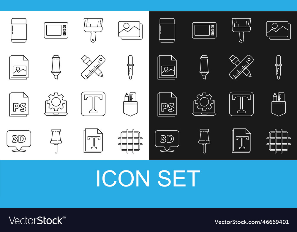 Set line grid graph paper crossed ruler vector image Set line grid graph paper crossed ruler