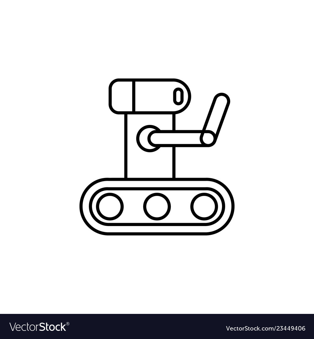 Bot icon chatbot concept cute smiling robot Vector Image Bot icon chatbot concept cute smiling robot