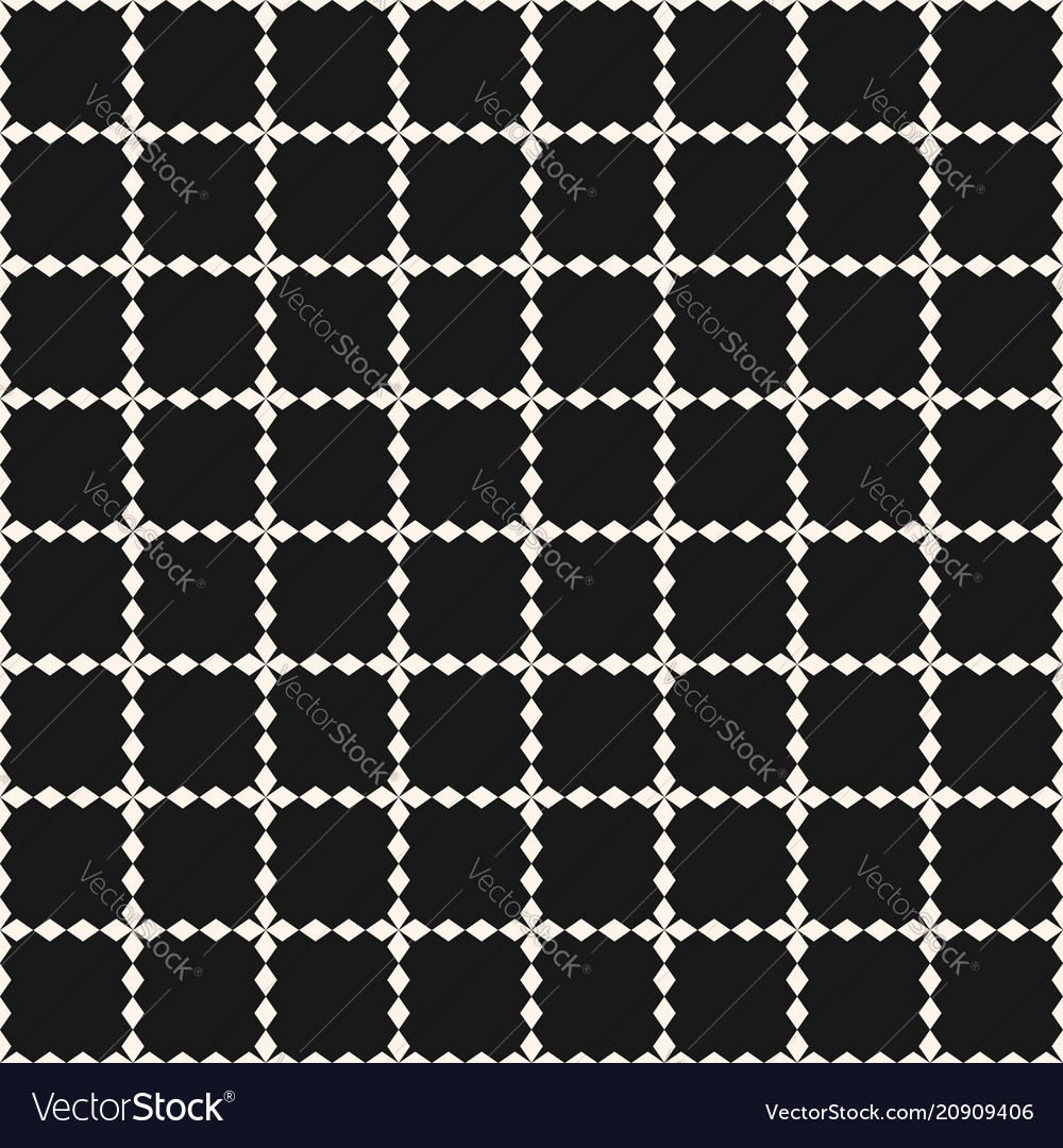 Grid seamless pattern geometric texture square vector image Grid seamless pattern geometric texture square