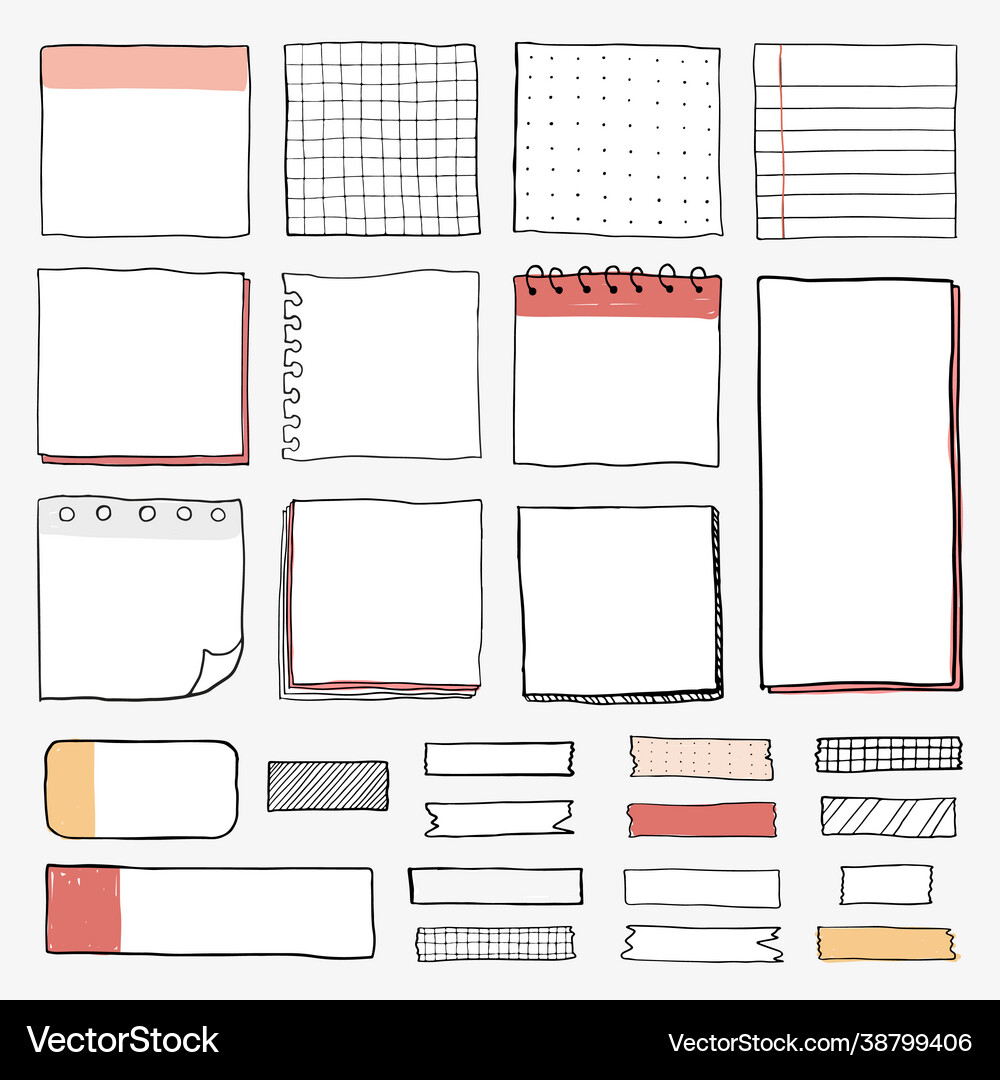 Print Things Vector Print Royalty Free Vector Image - VectorStock