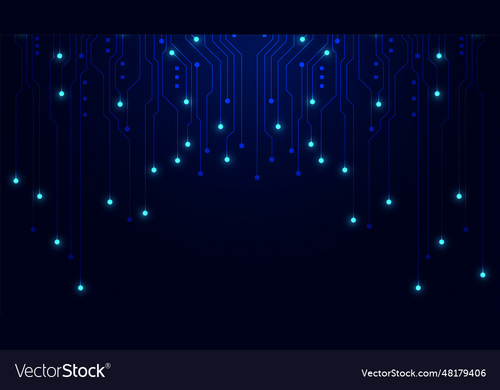 Technology background with hi-tech digital data vector image Technology background with hi-tech digital data