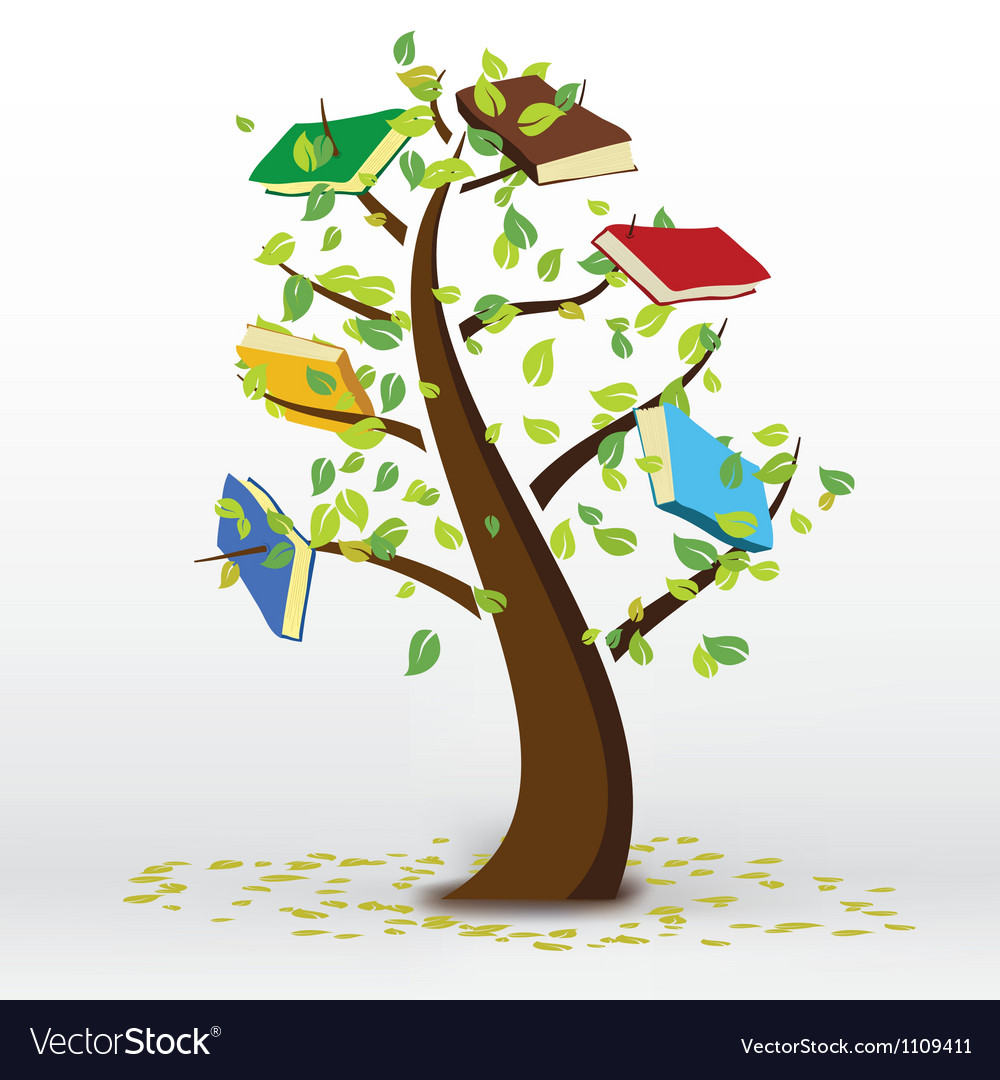 Book Tree Vector