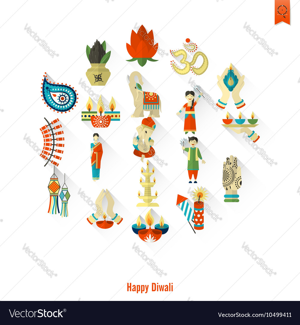 Diwali Festival Icons